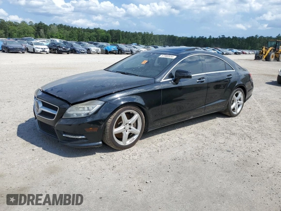 2012 Mercedes-Benz CLS 550 with VIN WDDLJ7DB2CA043726, listed as a Copart auction lot 57380534 with 118,543 mi miles and Clean title. Bid and sale history available at DreamBid. Image 1.