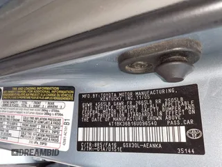 2006 Toyota Avalon XL with VIN 4T1BK36B16U096540, listed as a IAAI auction lot 42210538 with 219,406 mi miles and . Bid and sale history available at DreamBid. Image 9.