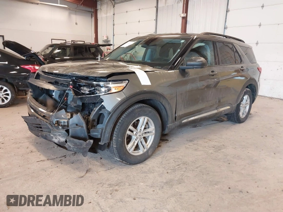 2023 Ford Explorer XLT with VIN 1FMSK8DH2PGB45913, listed as a IAAI auction lot 41701277 with 13,939 mi miles. Bid and sale history available at carsss.com. Image 17.