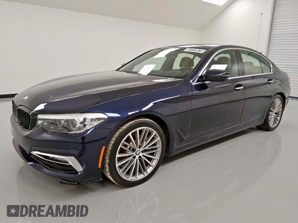 2018 BMW 5 Series 540i with VIN WBAJE5C50JWA94907, listed as a Copart auction lot 57272875 with 79,538 mi miles and Clean title. Bid and sale history available at DreamBid. Image 1.