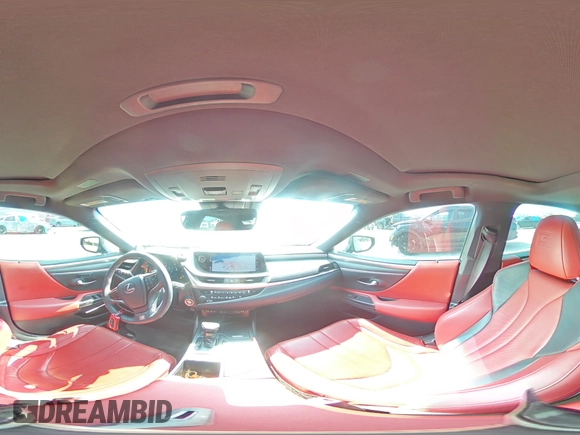 2020 Lexus ES 350 F Sport with VIN 58AGZ1B15LU051396, listed as a Copart auction lot 58450855 with 88,283 mi miles and Salvage title. Bid and sale history available at DreamBid. Image 14.