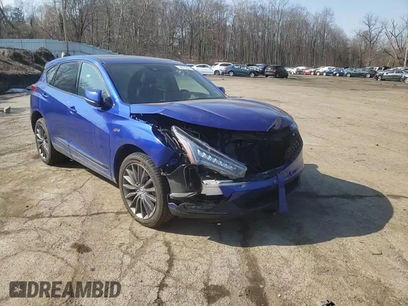 2022 Acura RDX PMC Edition with VIN 5J8TC2H86NL007987, listed as a Copart auction lot 44379844 with 0 mi miles. Bid and sale history available at carsss.com. Image 11.