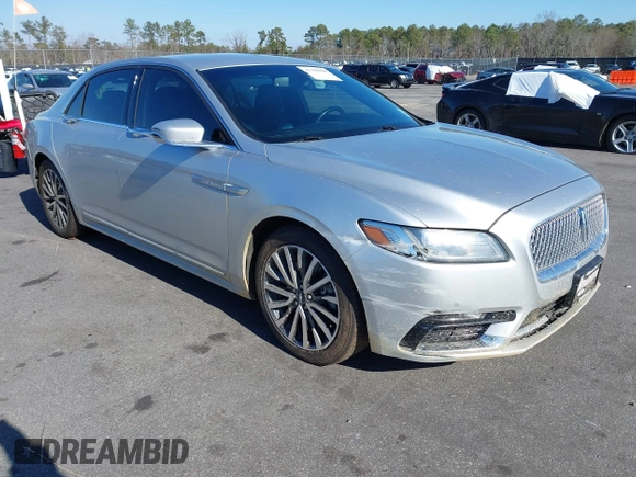 2018 Lincoln Continental Select with VIN 1LN6L9SKXJ5612470, listed as a IAAI auction lot 41350596 with 120,727 mi miles. Bid and sale history available at carsss.com. Image 1.