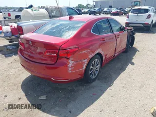 2020 Acura TLX w/Technology Pkg with VIN 19UUB1F55LA015601, listed as a IAAI auction lot 42044832 with 51,442 mi miles. Bid and sale history available at carsss.com. Image 4.