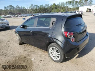 2014 Chevrolet Sonic LT with VIN 1G1JC6SH0E4197293, listed as a Copart auction lot 46496315 with 17,199 mi miles and Salvage Title. Bid and sale history available at carsss.com. Image 2.