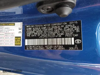 2016 Scion tC with VIN JTKJF5C71GJ014138, listed as a Copart auction lot 52180984 with 71,502 mi miles and Salvage Title. Bid and sale history available at carsss.com. Image 15.