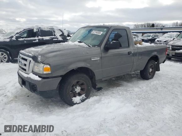 2008 Ford Ranger XL with VIN 1FTYR10U28PA40357, listed as a Copart auction lot 87746305 with 123,104 mi miles and Clean Title. Bid and sale history available at carsss.com. Image 1.
