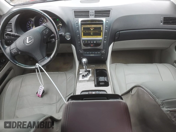 2010 Lexus GS 350 z VIN JTHCE1KS0A0027640, wystawiony jako Copart lot #46295795 z przebiegiem 163 178 mil mil oraz Szkoda całkowita • Salvage title. Historia ofert i sprzedaży dostępna na DreamBid. Obrazek 8.
