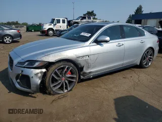 2021 Jaguar XF R-Dynamic SE with VIN SAJBL4GX9MCY88683, listed as a Copart auction lot 71461744 with 36,629 mi miles and Salvage Title. Bid and sale history available at carsss.com. Image 1.