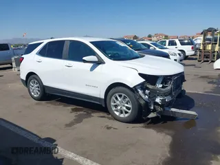 2022 Chevrolet Equinox LT z VIN 3GNAXKEV9NL195100, wystawiony jako IAAI lot #42303867 z przebiegiem 56 963 mil mil oraz . Historia ofert i sprzedaży dostępna na DreamBid. Obrazek 1.