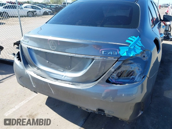 2018 Mercedes-Benz C 43 AMG with VIN 55SWF6EBXJU265001, listed as a IAAI auction lot 42184097 with 50,800 mi miles and . Bid and sale history available at DreamBid. Image 6.