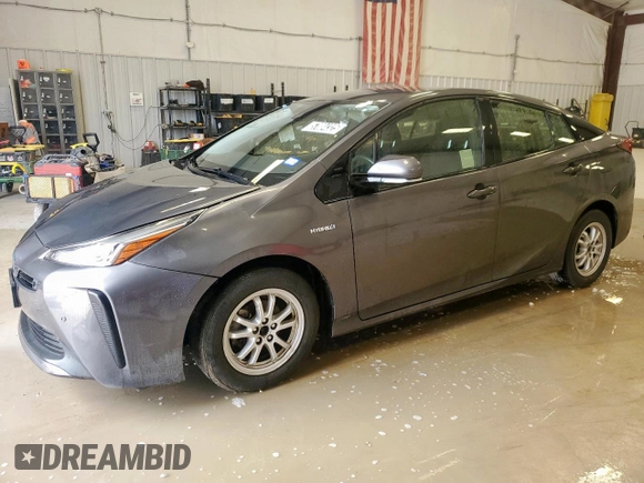 2019 Toyota Prius L Eco with VIN JTDKARFUXK3094684, listed as a Copart auction lot 57084325 with 105,940 mi miles and Clean title. Bid and sale history available at DreamBid. Image 1.