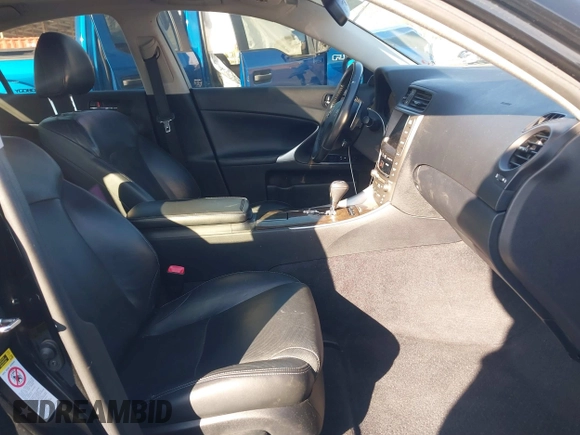2010 Lexus IS 350 with VIN JTHBE5C21A2017706, listed as a IAAI auction lot 41422098 with 250,695 mi miles and . Bid and sale history available at DreamBid. Image 5.