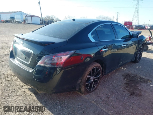 2014 Nissan Maxima S with VIN 1N4AA5AP4EC498502, listed as a IAAI auction lot 41983607 with 169,142 mi miles and . Bid and sale history available at DreamBid. Image 4.