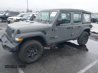 2022 Jeep Wrangler Unlimited High Tide with VIN 1C4HJXDG8NW126143, listed as a IAAI auction lot 41507703 with 44,472 mi miles and . Bid and sale history available at DreamBid. Image 17.