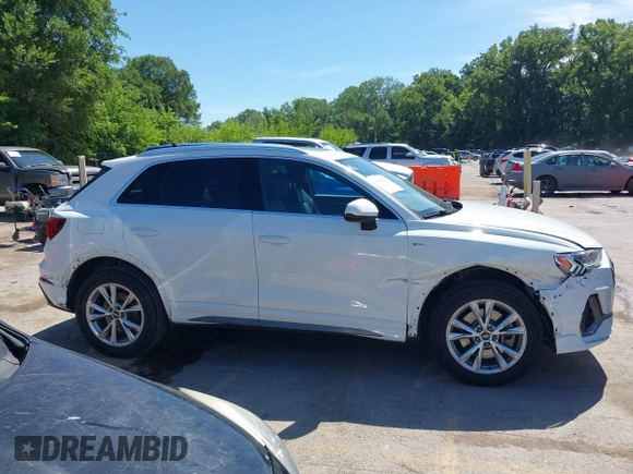 2023 Audi Q3 S line Premium with VIN WA1DECF34P1096834, listed as a IAAI auction lot 42644123 with 62,360 mi miles and . Bid and sale history available at DreamBid. Image 13.