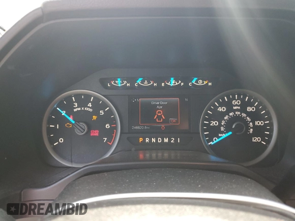 2015 Ford F-150 XL with VIN 1FTEW1CP6FFA49969, listed as a Copart auction lot 59286225 with 246,820 mi miles and Salvage title. Bid and sale history available at DreamBid. Image 9.