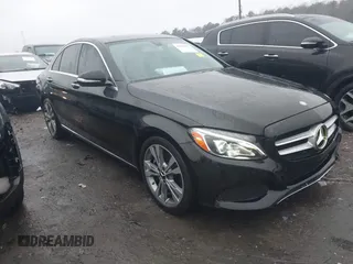 2015 Mercedes-Benz C-Class C 300 with VIN 55SWF4JB9FU089625, listed as a IAAI auction lot 41538932 with 129,101 mi miles. Bid and sale history available at carsss.com. Image 1.