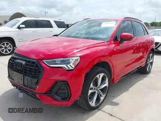 2022 Audi Q3 S line Premium Plus with VIN WA1EECF38N1019269, listed as a IAAI auction lot 42085737 with 40,982 mi miles and . Bid and sale history available at DreamBid. Image 2.