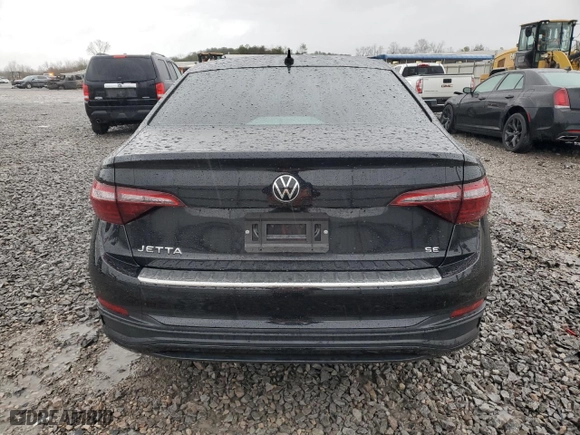 2024 Volkswagen Jetta SE with VIN 3VW7M7BU7RM097734, listed as a Copart auction lot 44958885 with 7,283 mi miles and Salvage Title. Bid and sale history available at carsss.com. Image 6.