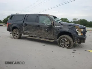 2016 Ford F-150 XLT with VIN 1FTEW1EFXGKF02911, listed as a Copart auction lot 57268625 with 114,794 mi miles and Salvage title. Bid and sale history available at DreamBid. Image 4.