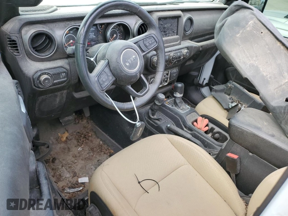2023 Jeep Wrangler Sport S with VIN 1C4HJXDN8PW523532, listed as a Copart auction lot 46951955 with 14,642 mi miles and Clean Title. Bid and sale history available at DreamBid. Image 8.