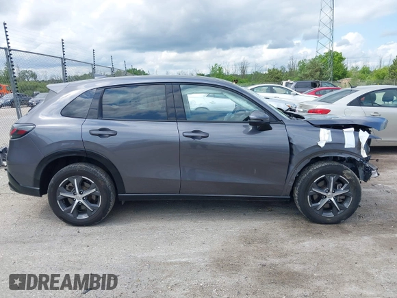 2023 Honda HR-V EX-L with VIN 3CZRZ1H77PM724631, listed as a IAAI auction lot 42453591 with 28,758 mi miles and . Bid and sale history available at DreamBid. Image 13.