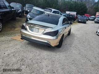 2014 Mercedes-Benz CLA-Class CLA 250 with VIN WDDSJ4EB8EN105859, listed as a IAAI auction lot 41768079 with 128,020 mi miles. Bid and sale history available at carsss.com. Image 4.