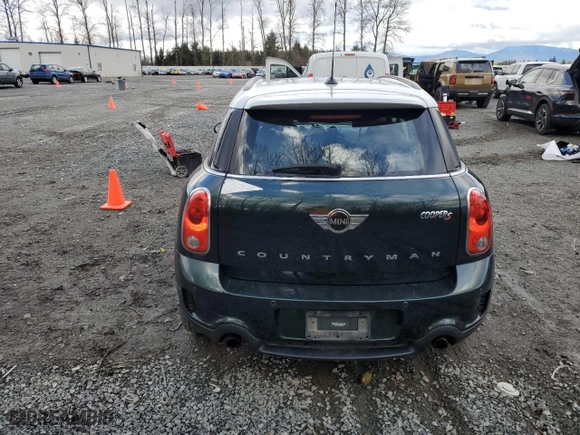 2014 MINI Cooper Countryman S with VIN WMWZC3C50EWP27082, listed as a Copart auction lot 45633875 with 70,030 mi miles and Salvage Title. Bid and sale history available at carsss.com. Image 6.