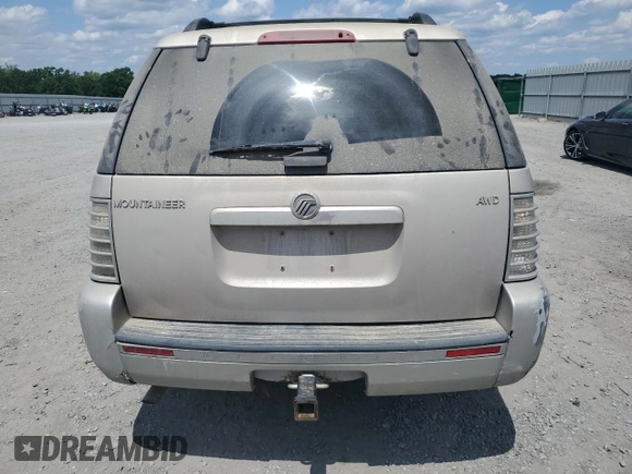 2006 Mercury Mountaineer z VIN 4M2EU46E26UJ00441, wystawiony jako Copart lot #56281865 z przebiegiem 188 462 mil mil oraz Tytuł czysty. Historia ofert i sprzedaży dostępna na DreamBid. Obrazek 6.