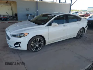 2020 Ford Fusion Titanium with VIN 3FA6P0D94LR191852, listed as a Copart auction lot 56948825 with 116,138 mi miles and Salvage title. Bid and sale history available at DreamBid. Image 1.