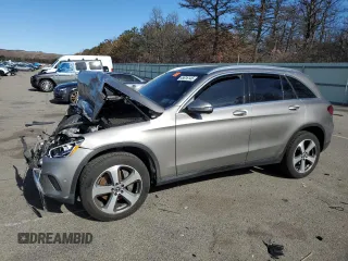 2020 Mercedes-Benz GLC with VIN W1N0G8EB5LF820783, listed as a Copart auction lot 45616145 with 53,627 mi miles and Salvage Title. Bid and sale history available at carsss.com. Image 1.