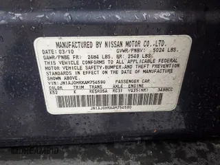 2010 Infiniti EX Journey z VIN JN1AJ0HRXAM754590, wystawiony jako Copart lot #56530935 z przebiegiem 151 688 mil mil oraz Szkoda całkowita • Salvage title. Historia ofert i sprzedaży dostępna na DreamBid. Obrazek 13.