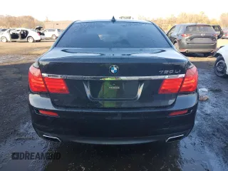2011 BMW 7 Series 750Li xDrive with VIN WBAKC8C55BC434418, listed as a Copart auction lot 77957584 with 87,595 mi miles and Salvage title. Bid and sale history available at DreamBid. Image 6.