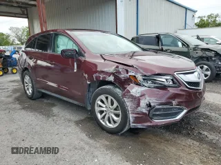 2018 Acura RDX Technology with VIN 5J8TB3H5XJL002817, listed as a Copart auction lot 59493895 with 107,378 mi miles and Salvage title. Bid and sale history available at DreamBid. Image 4.