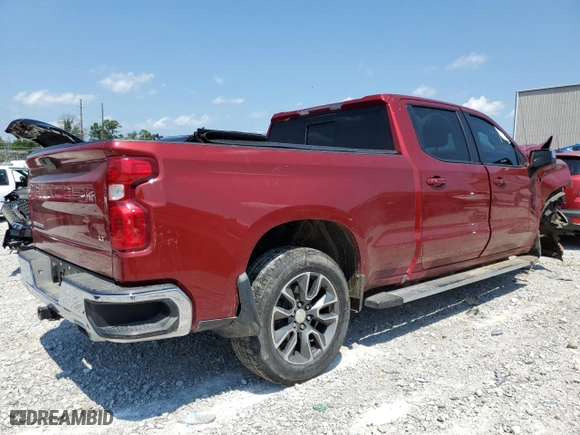 2019 Chevrolet Silverado 1500 LT with VIN 3GCUYDED1KG256157, listed as a Copart auction lot 62864024 with 78,387 mi miles and Non Repairable. Bid and sale history available at carsss.com. Image 3.
