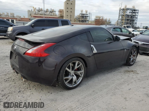 2014 Nissan 370Z Nismo with VIN JN1AZ4EH3EM633305, listed as a Copart auction lot 42846795 with 45,430 mi miles and Salvage Title. Bid and sale history available at DreamBid. Image 3.