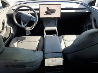 2025 Tesla Model 3 Long Range with VIN 5YJ3E1EA6SF908074, listed as a Copart auction lot 54786175 with 3,998 mi miles and Salvage title. Bid and sale history available at DreamBid. Image 8.