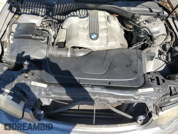 2004 BMW 7 Series 745i with VIN WBAGL63434DP72026, listed as a Copart auction lot 50003505 with 135,202 mi miles and Salvage Title. Bid and sale history available at DreamBid. Image 11.