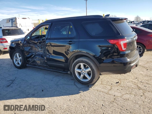 2018 Ford Explorer with VIN 1FM5K8BHXJGB06381, listed as a Copart auction lot 42997875 with 36,550 mi miles and Salvage title. Bid and sale history available at DreamBid. Image 2.