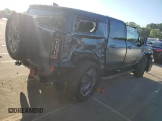 2024 GMC Hummer EV 3X with VIN 1GKB0RDC6RU102527, listed as a Copart auction lot 58865494 with 3,373 mi miles and Salvage Title. Bid and sale history available at carsss.com. Image 3.