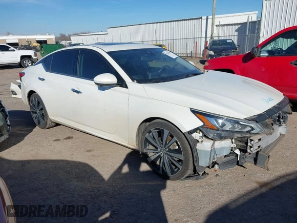 2019 Nissan Altima 2.5 Platinum with VIN 1N4BL4FV3KC114351, listed as a IAAI auction lot 41414004 with 93,291 mi miles. Bid and sale history available at carsss.com. Image 1.