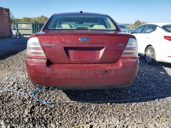 2008 Ford Taurus SEL with VIN 1FAHP24W28G134607, listed as a Copart auction lot 76932034 with 176,029 mi miles and Salvage Title. Bid and sale history available at carsss.com. Image 6.