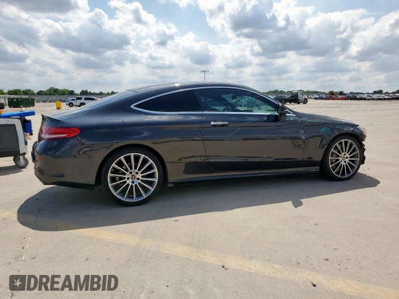 2019 Mercedes-Benz C 300 with VIN WDDWJ8DB1KF843731, listed as a Copart auction lot 58318055 with 97,452 mi miles and Salvage title. Bid and sale history available at DreamBid. Image 3.