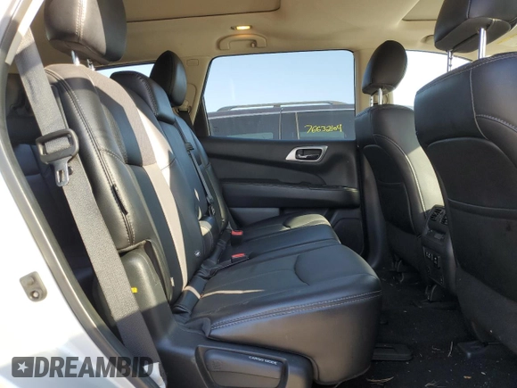 2020 Nissan Pathfinder Platinum with VIN 5N1DR2DMXLC635273, listed as a Copart auction lot 77443424 with 40,292 mi miles and Salvage Title. Bid and sale history available at carsss.com. Image 11.