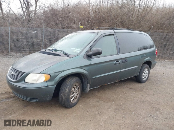 2003 Chrysler Town & Country with VIN 2C4GP24R43R255341, listed as a IAAI auction lot 41687331 with 129,592 mi miles. Bid and sale history available at carsss.com. Image 12.