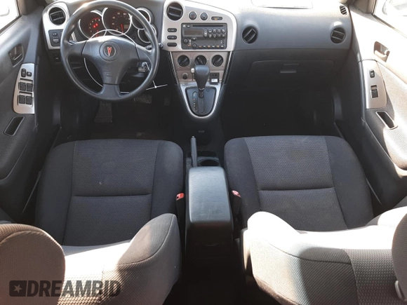 2005 Pontiac Vibe with VIN 5Y2SL638X5Z417374, listed as a Copart auction lot 77536904 with 299,999 mi miles and Salvage Title. Bid and sale history available at DreamBid. Image 8.