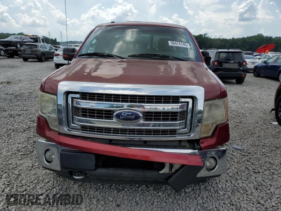 2013 Ford F-150 XL with VIN 1FTFX1EFXDFB64447, listed as a Copart auction lot 56474145 with 284,491 mi miles and Salvage title. Bid and sale history available at DreamBid. Image 5.