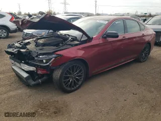 2018 Genesis G80 3.3T Sport with VIN KMHGN4JB8JU268534, listed as a Copart auction lot 78272334 with 66,643 mi miles and Salvage Title. Bid and sale history available at carsss.com. Image 1.