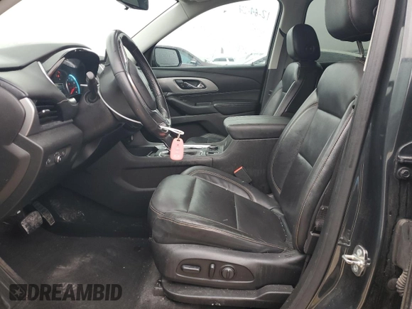 2018 Chevrolet Traverse LT z VIN 1GNERHKW1JJ113924, wystawiony jako Copart lot #85128164 z przebiegiem 103 485 mil mil oraz Szkoda całkowita • Salvage title. Historia ofert i sprzedaży dostępna na DreamBid. Obrazek 7.